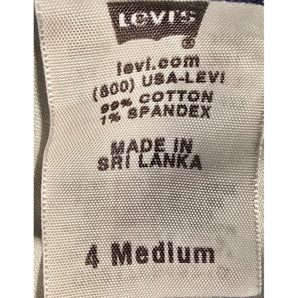 Levis Curvy Cut Dark Wash Flare Jeans Womens 4 Medium Blue Denim 1176Stretch - Picture 7 of 8